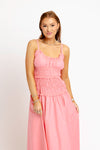 Solid Smock Cami Maxi Dress