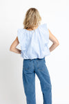 Check Poplin Bubble Top